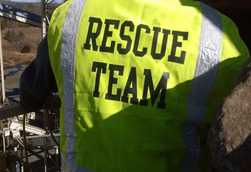 Rescue team staff
