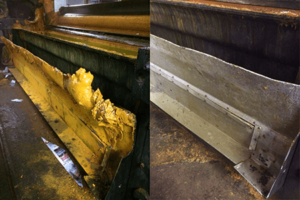 dry ice blasting before and after