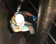 FCS staff completing a confined space rescue in Danville, VA
